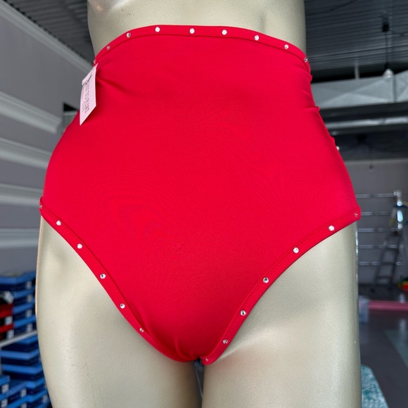 Just to Flirt Other - RED- Just to Flirt NWT Exotic Dancewear High Waist Lycra Short